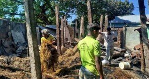 জামালগঞ্জে আগুনে পুড়ে ৩ বসতঘর ছাই