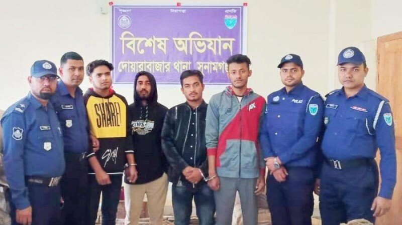 সুনামগঞ্জে হিন্দু সম্প্রদায়ের ওপর হামলার ঘটনায় ৪ জন গ্রেফতার