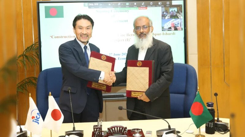 বাংলাদেশ ও জাপানের মধ্যে ৬৩০ মিলিয়ন মার্কিন ডলারের ঋণচুক্তি স্বাক্ষরিত
