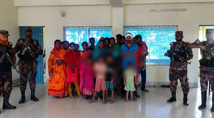 সিলেট ও সুনামগঞ্জ সীমান্ত দিয়ে ৭০ জনকে বিএসএফের পুশ-ইন