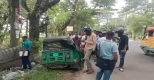 সিলেটে ট্রাক-সিএনজি অটোরিকশা মুখোমুখি সংঘর্ষে নিহত ১, আহত ৩
