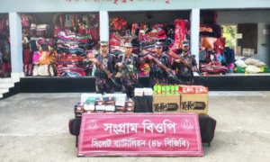 সিলেট সীমান্তে ধরা পড়লো কোটি টাকার পণ্য