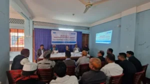 এফআইভিডিবি’র সাথে ৯নং ওয়ার্ড দুর্যোগ ব্যবস্থাপনা কমিটির মতবিনিময় সভা