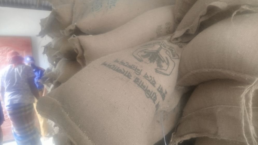 ভিজিএফের চালের বস্তায় হাসিনার স্লোগান!