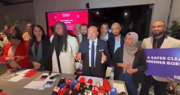 <span style='color:#ff0000;font-size:16px;'>টাওয়ার হ্যামলেটস নির্বাচন</span> <br> লেবার মেয়র প্রার্থী সিরাজুল ইসলামের ২৫ দফা ইশতেহার ঘোষণা