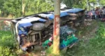 সুনামগঞ্জে বাসের ধাক্কায় বাবা-মেয়েসহ নিহত ৫